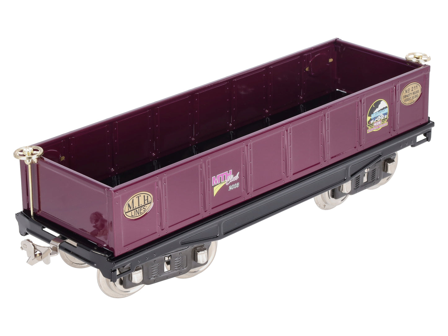 MTH 10-2034 Standard Gauge MTH RR Club 200 Series Gondola LN/Box