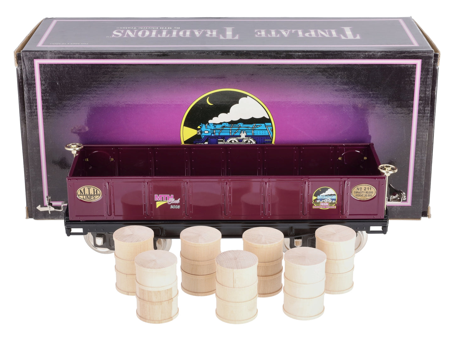 MTH 10-2034 Standard Gauge MTH RR Club 200 Series Gondola LN/Box