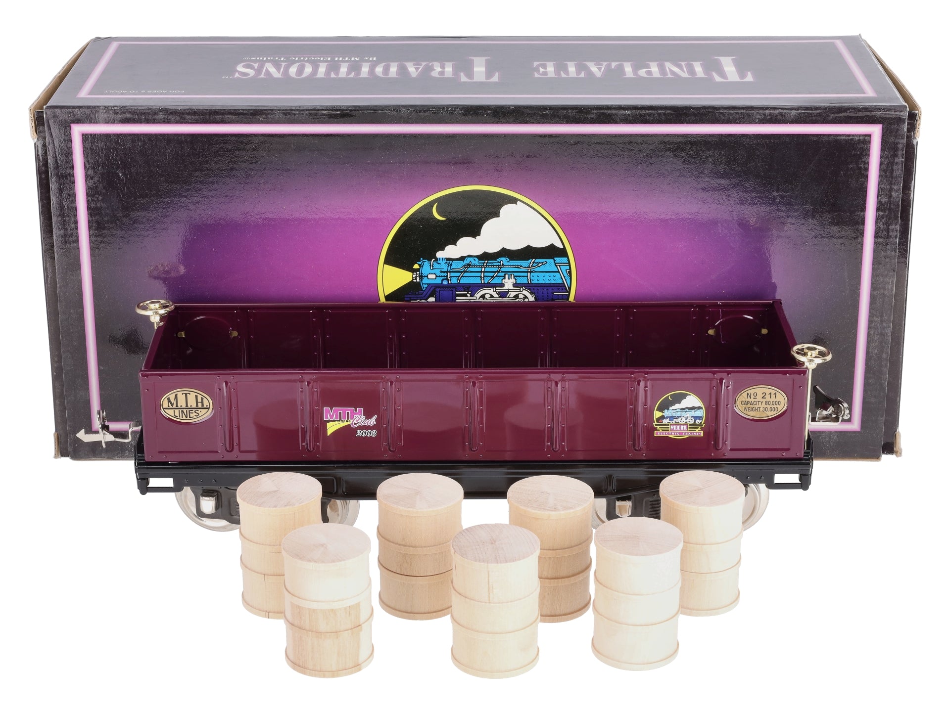 MTH 10-2034 Standard Gauge MTH RR Club 200 Series Gondola LN/Box