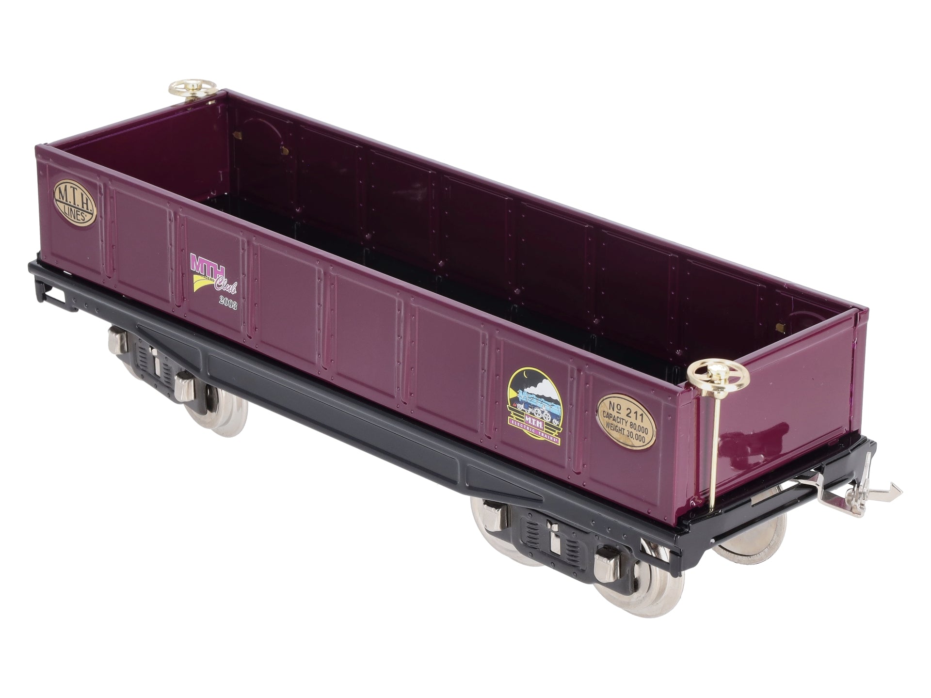 MTH 10-2034 Standard Gauge MTH RR Club 200 Series Gondola LN/Box
