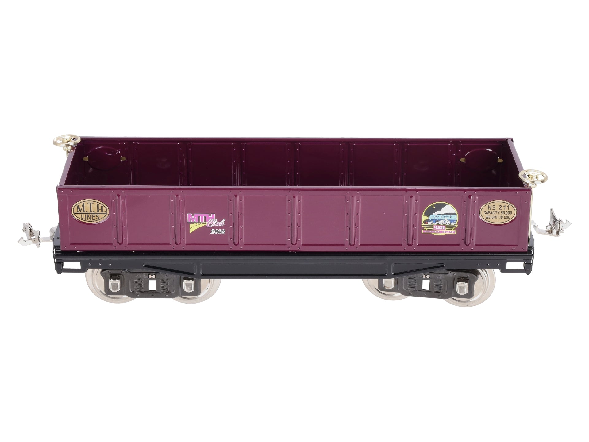 MTH 10-2034 Standard Gauge MTH RR Club 200 Series Gondola LN/Box