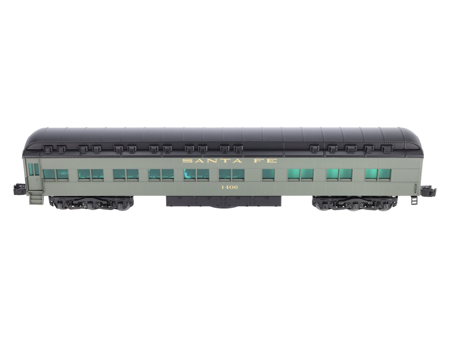 Lionel 2027100 O Gauge Santa Fe Station Sounds Diner Car #1406
