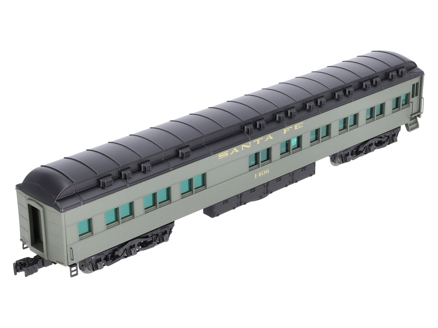 Lionel 2027100 O Gauge Santa Fe Station Sounds Diner Car #1406