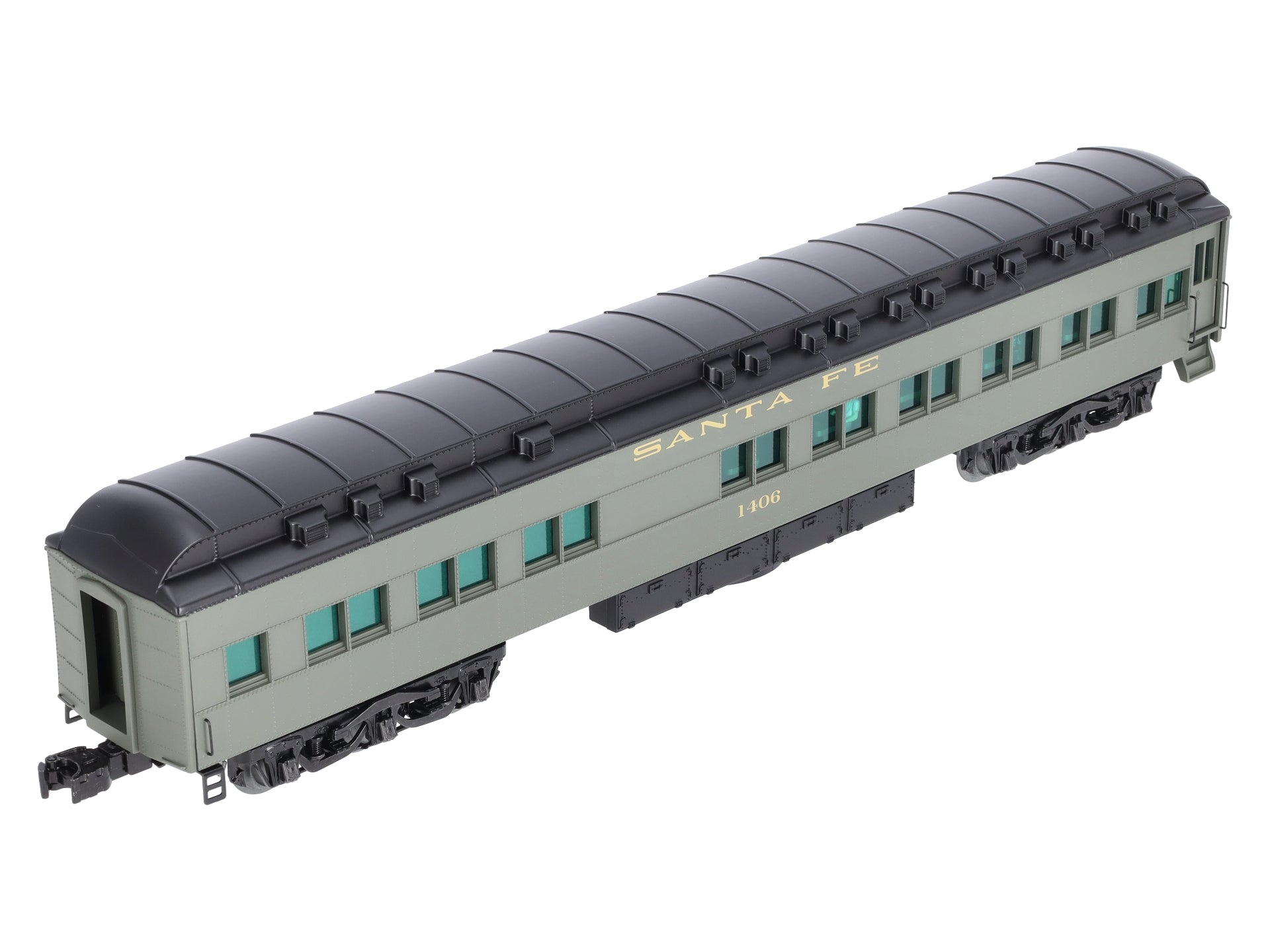 Lionel 2027100 O Gauge Santa Fe Station Sounds Diner Car #1406