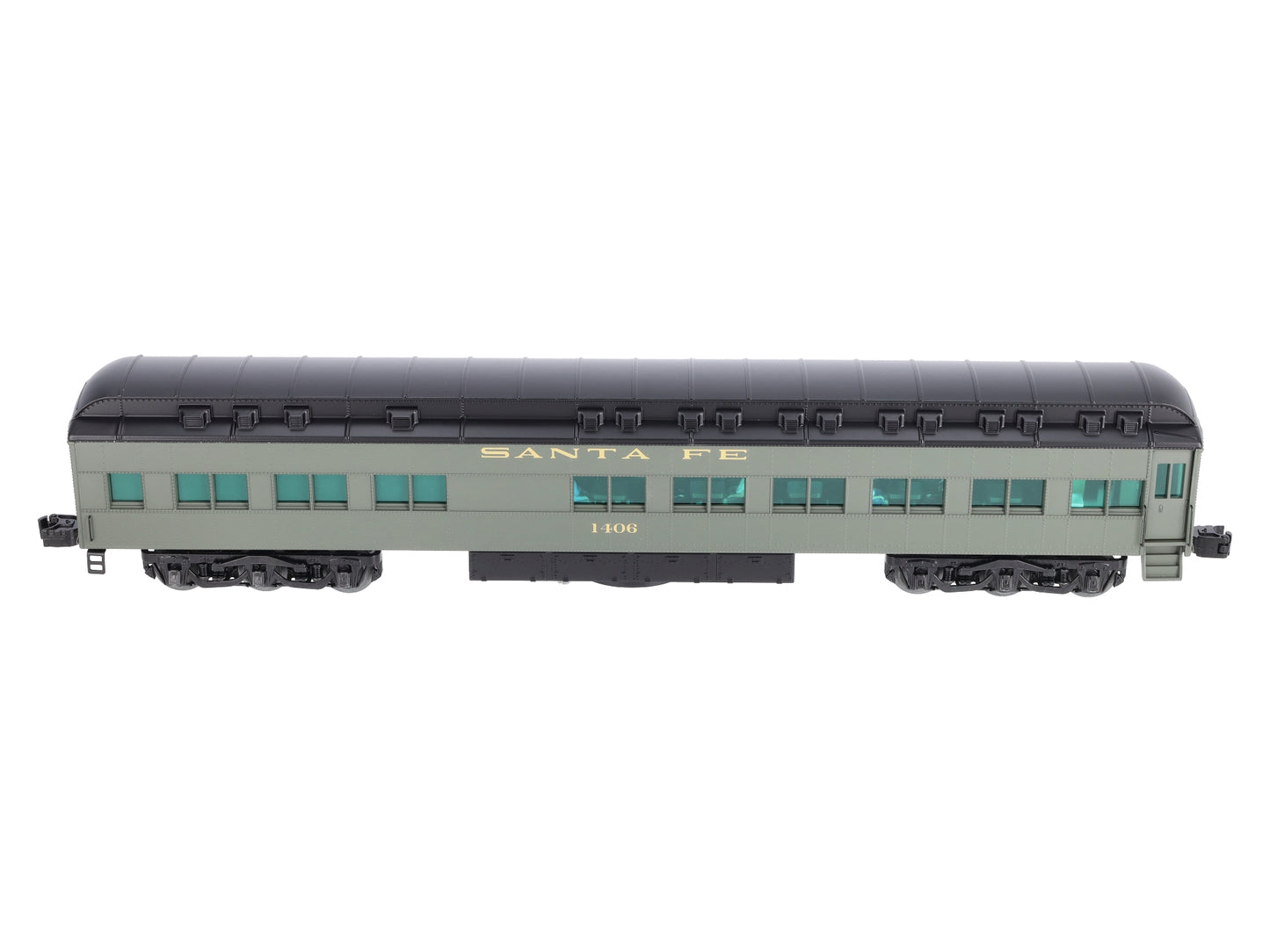 Lionel 2027100 O Gauge Santa Fe Station Sounds Diner Car #1406 LN/Box