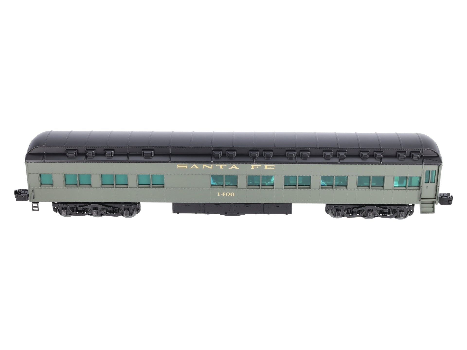 Lionel 2027100 O Gauge Santa Fe Station Sounds Diner Car #1406 LN/Box