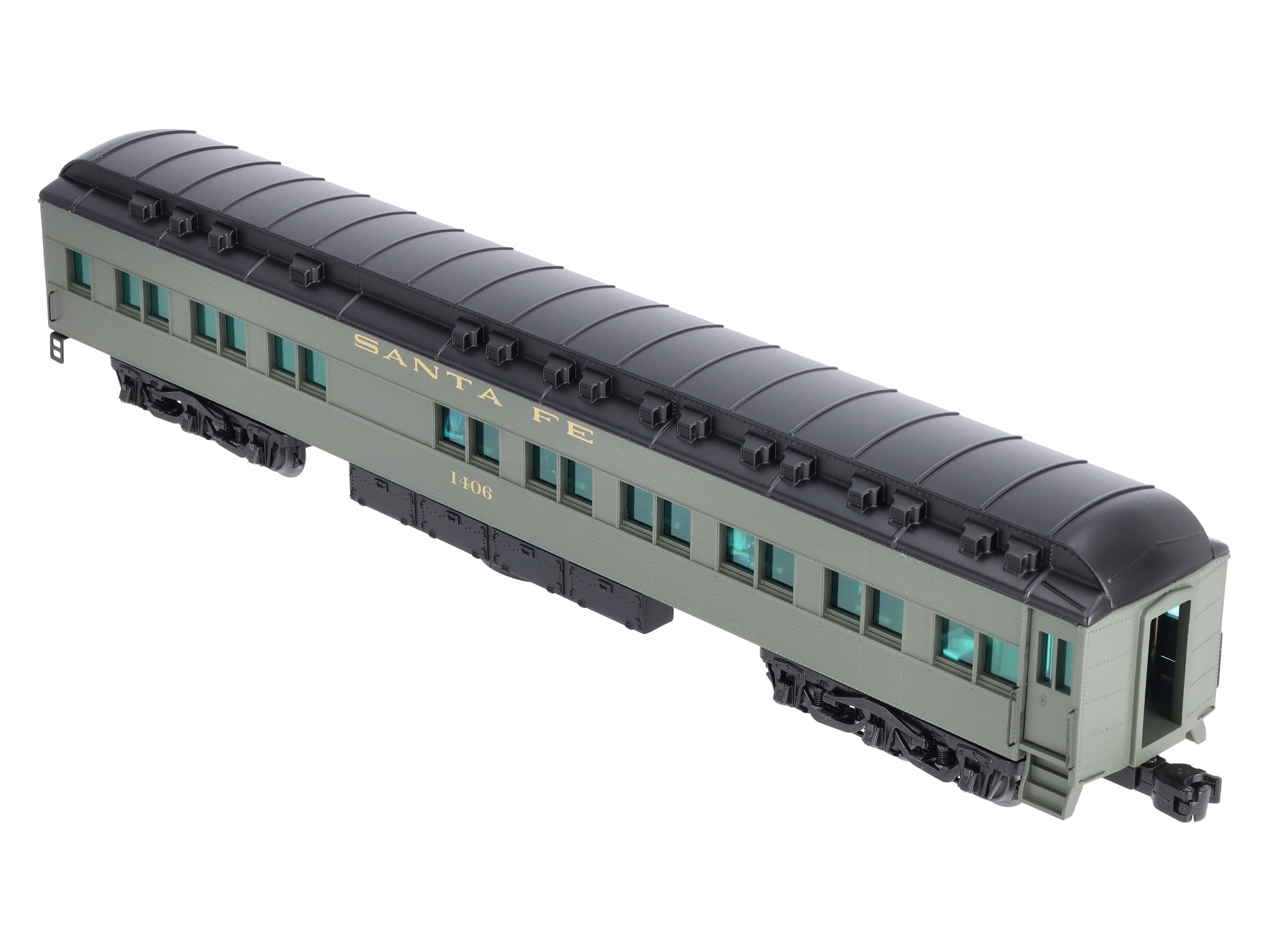 Lionel 2027100 O Gauge Santa Fe Station Sounds Diner Car #1406