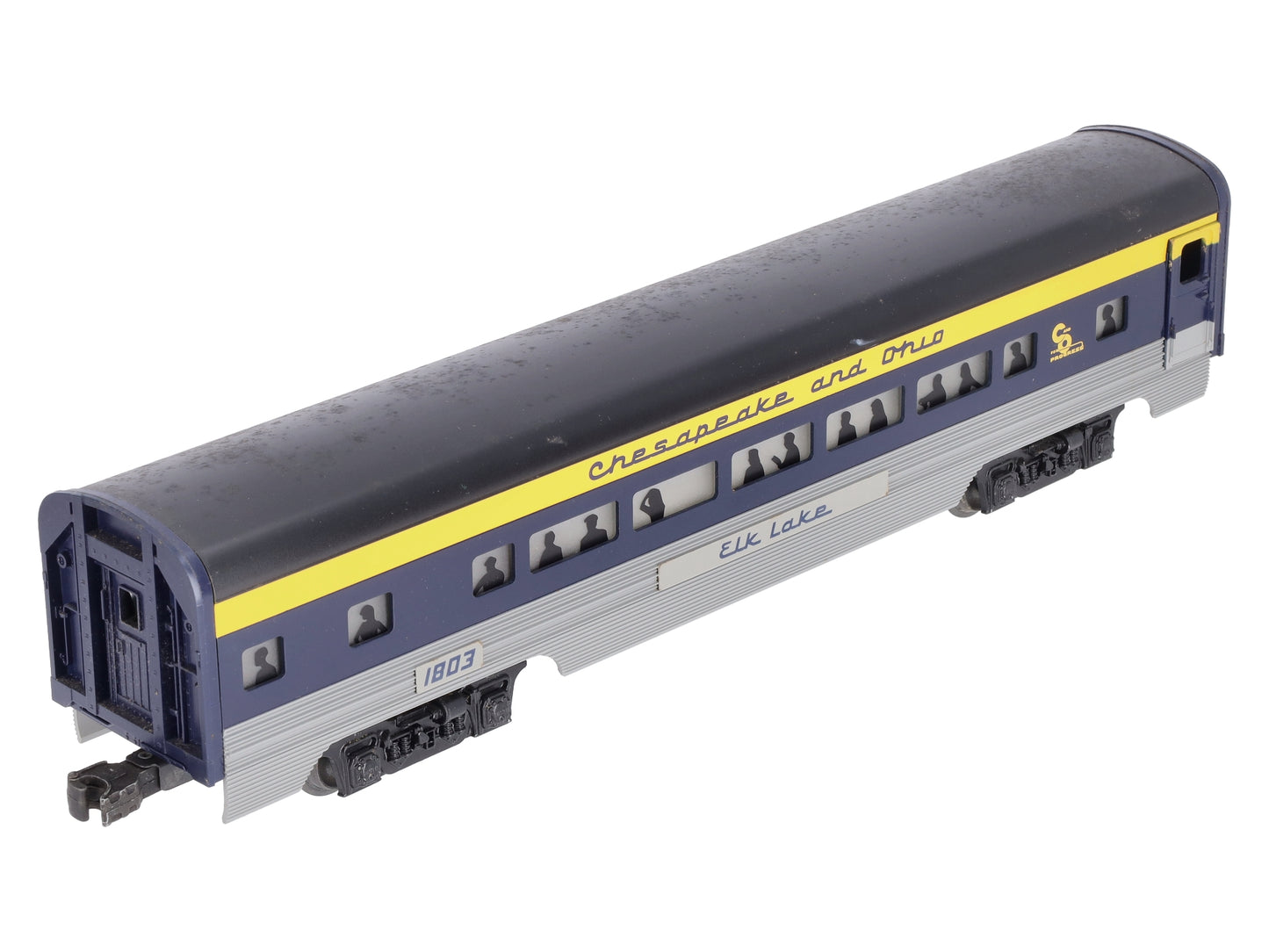 Lionel 6-19147 O Gauge Chesapeake & Ohio Aluminum "Elk Lake" Passenger Car #1803 EX/Box