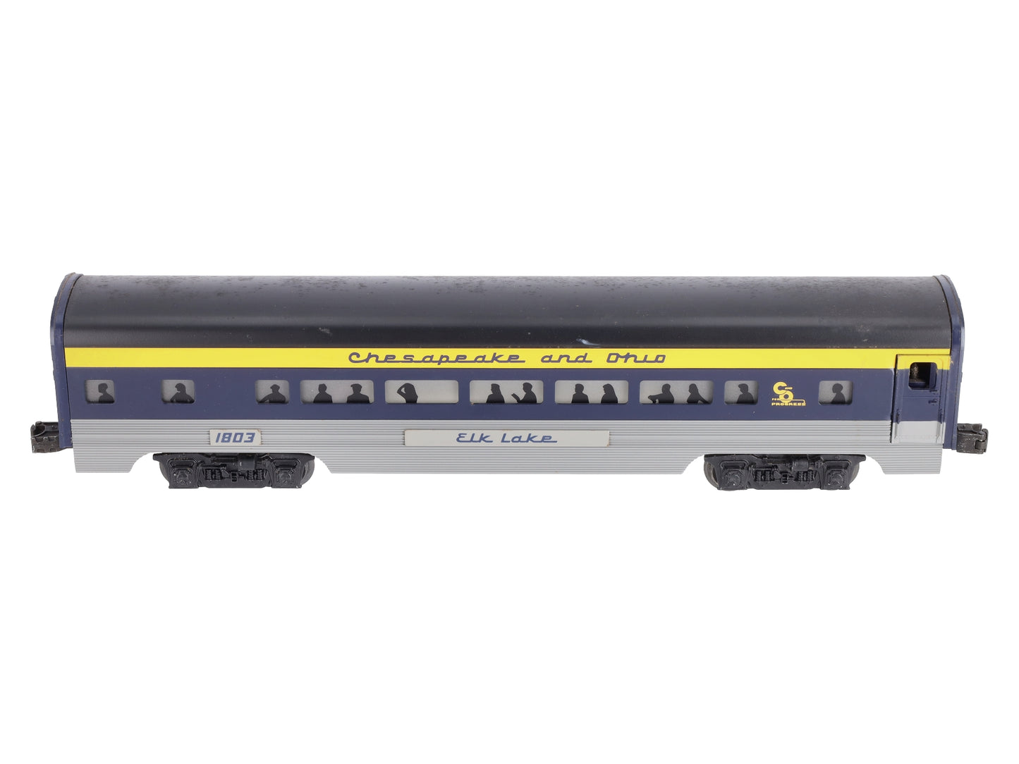 Lionel 6-19147 O Gauge Chesapeake & Ohio Aluminum "Elk Lake" Passenger Car #1803 LN/Box
