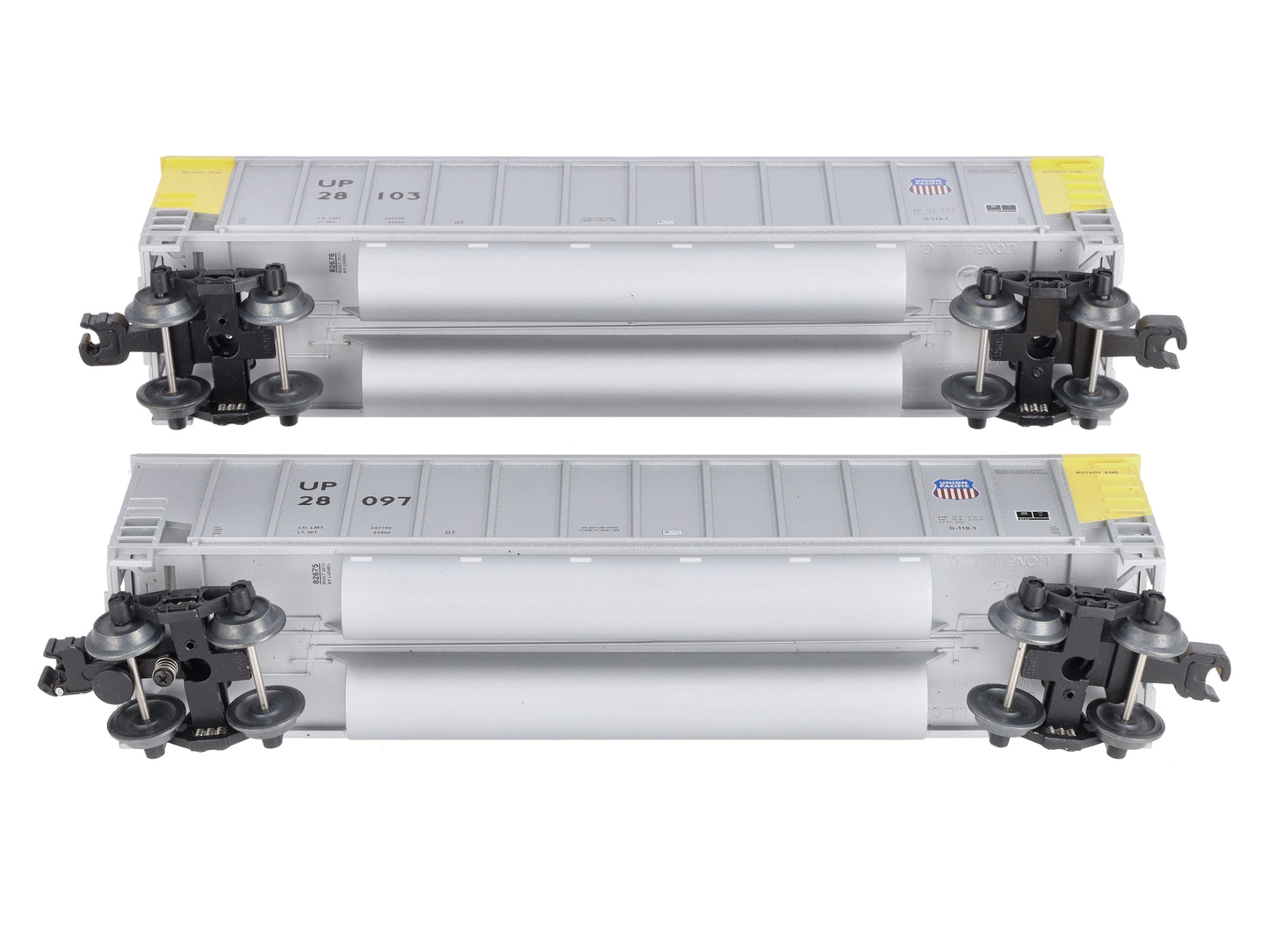 Lionel 6-82674 O Gauge Union Pacific Bathtub Gondola Cars with Load (Pack of 2) LN/Box