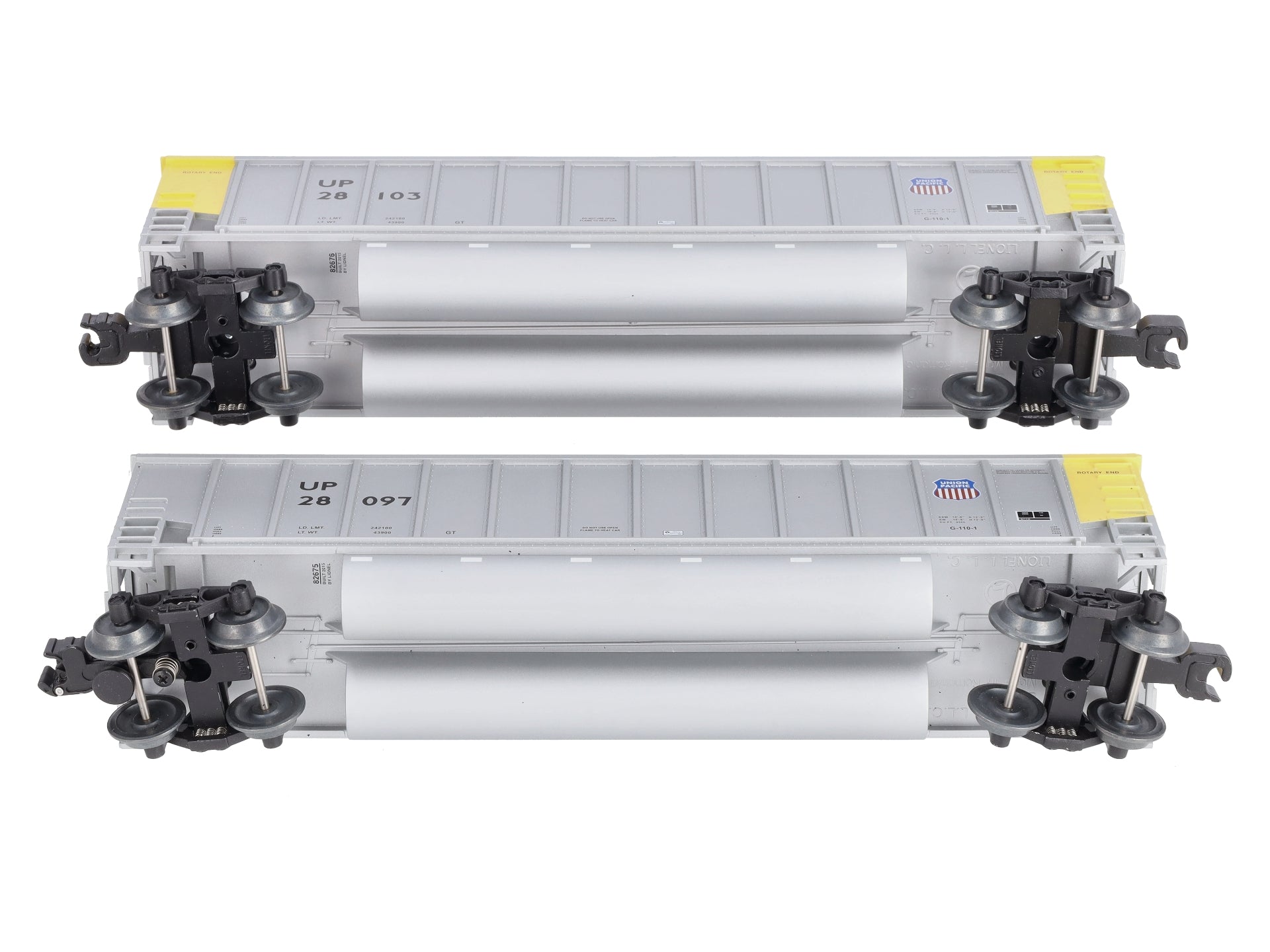 Lionel 6-82674 O Gauge Union Pacific Bathtub Gondola Cars with Load (Pack of 2) LN/Box