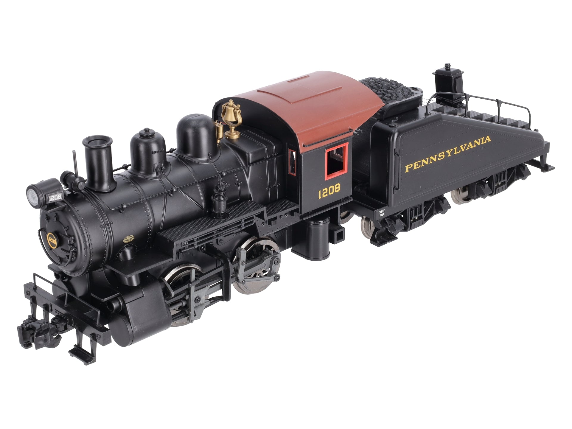 Aristo-Craft 21301 G Pennsylvania 0-4-0 Switcher Steam Locomotive w/Tender #1208