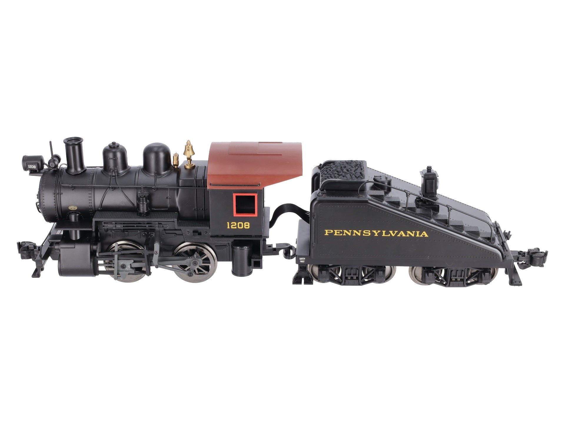 Aristo-Craft 21301 G Pennsylvania 0-4-0 Switcher Steam Locomotive w/Tender #1208