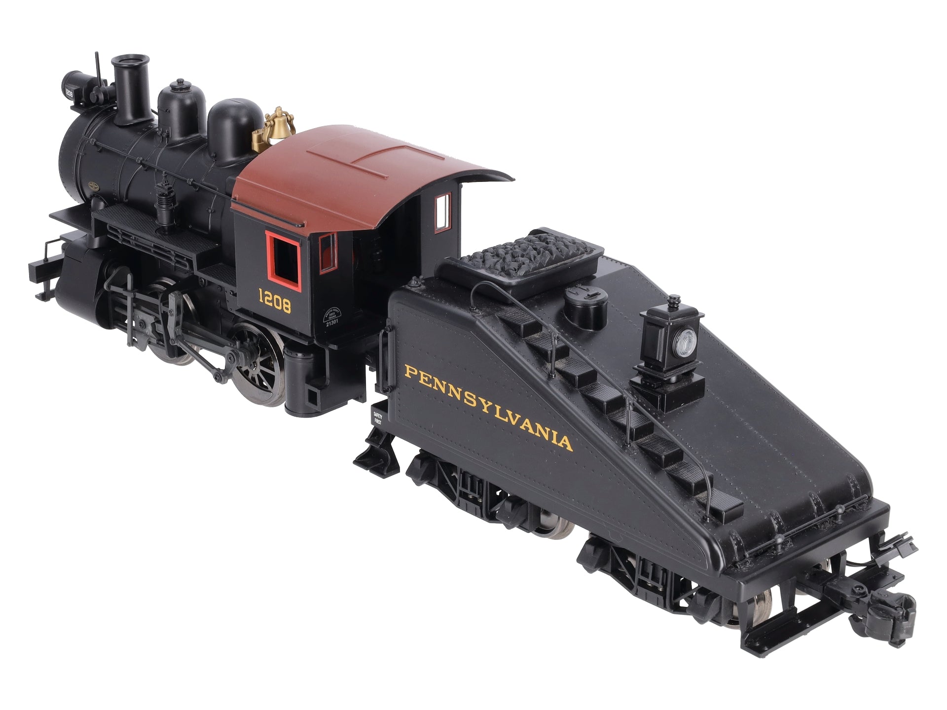 Aristo-Craft 21301 G Pennsylvania 0-4-0 Switcher Steam Locomotive w/Tender #1208