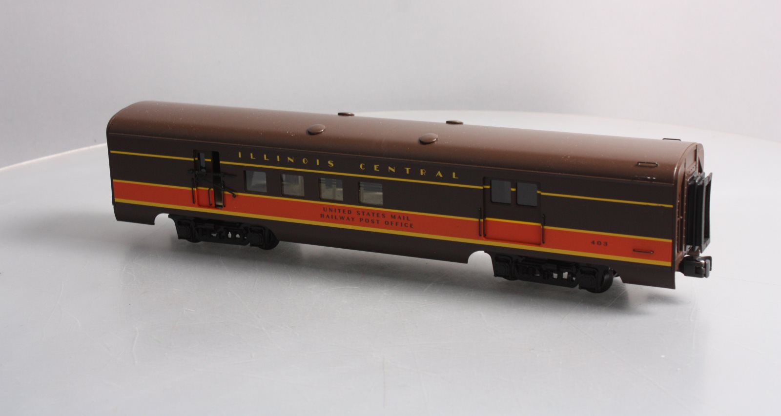 K-Line K4635-10403 O Gauge Illinois Central RPO Aluminum Car #403 LN/Box