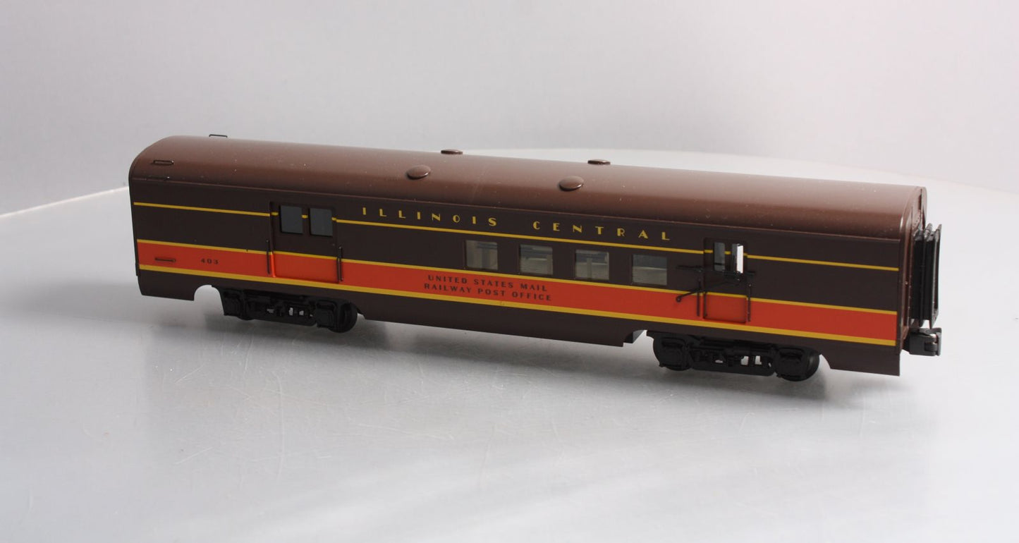 K-Line K4635-10403 O Gauge Illinois Central RPO Aluminum Car #403 LN/Box