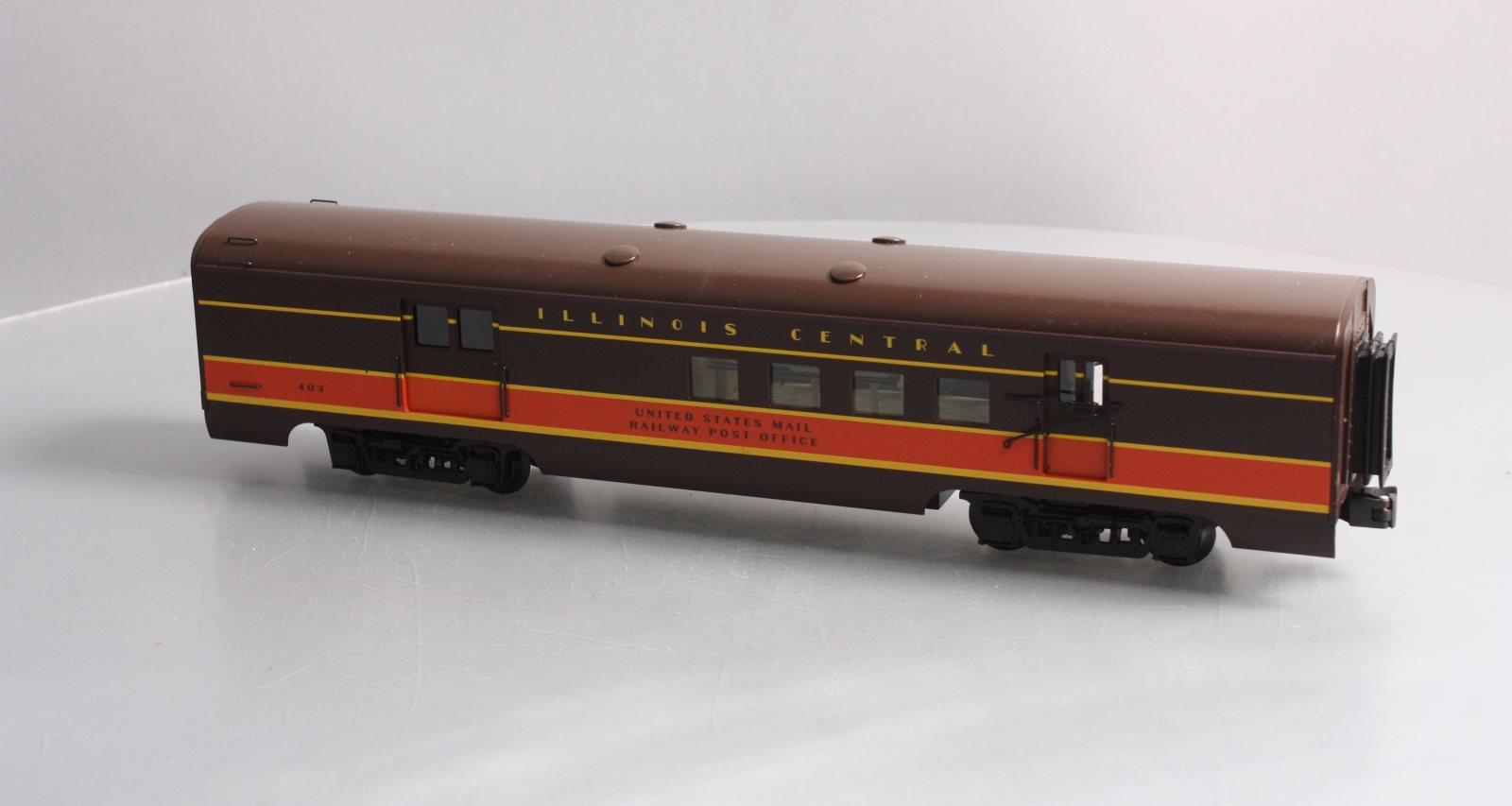 K-Line K4635-10403 O Gauge Illinois Central RPO Aluminum Car #403 LN/Box