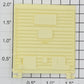 Lionel 6-7701 Pale Yellow Multi-Panel Door w/ Guides "Camel