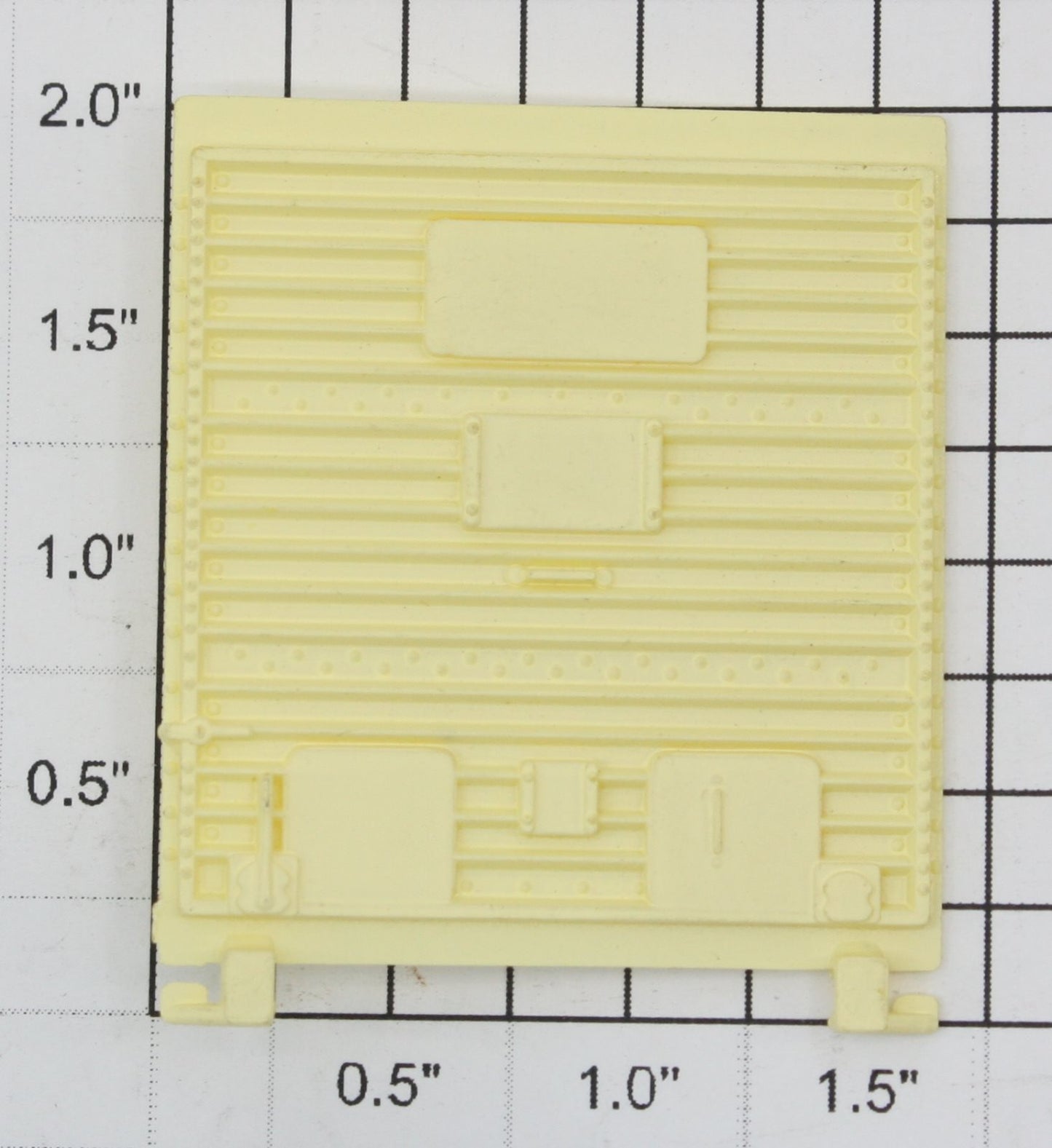 Lionel 6-7701 Pale Yellow Multi-Panel Door w/ Guides "Camel