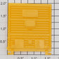 Lionel 6-9717 Yellow Multi-Panel Door w/ Guides "Union Pacific