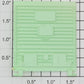 Lionel 6-9401 Mint Green Multi-Panel Door with Guides "Great Northern