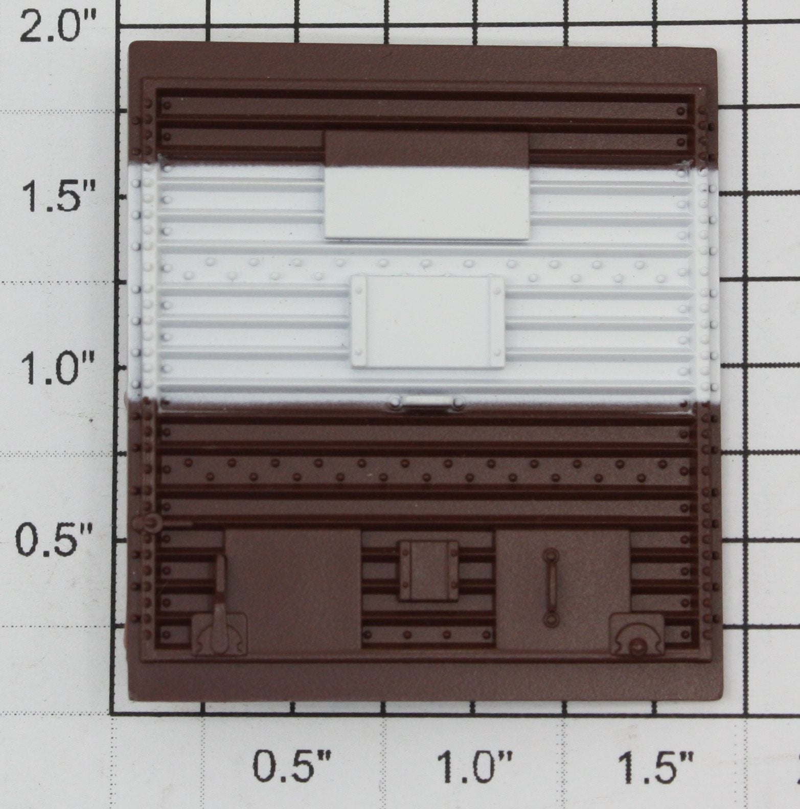 Lionel 6-9441 Brown White Multi-Panel Door with Guides 
