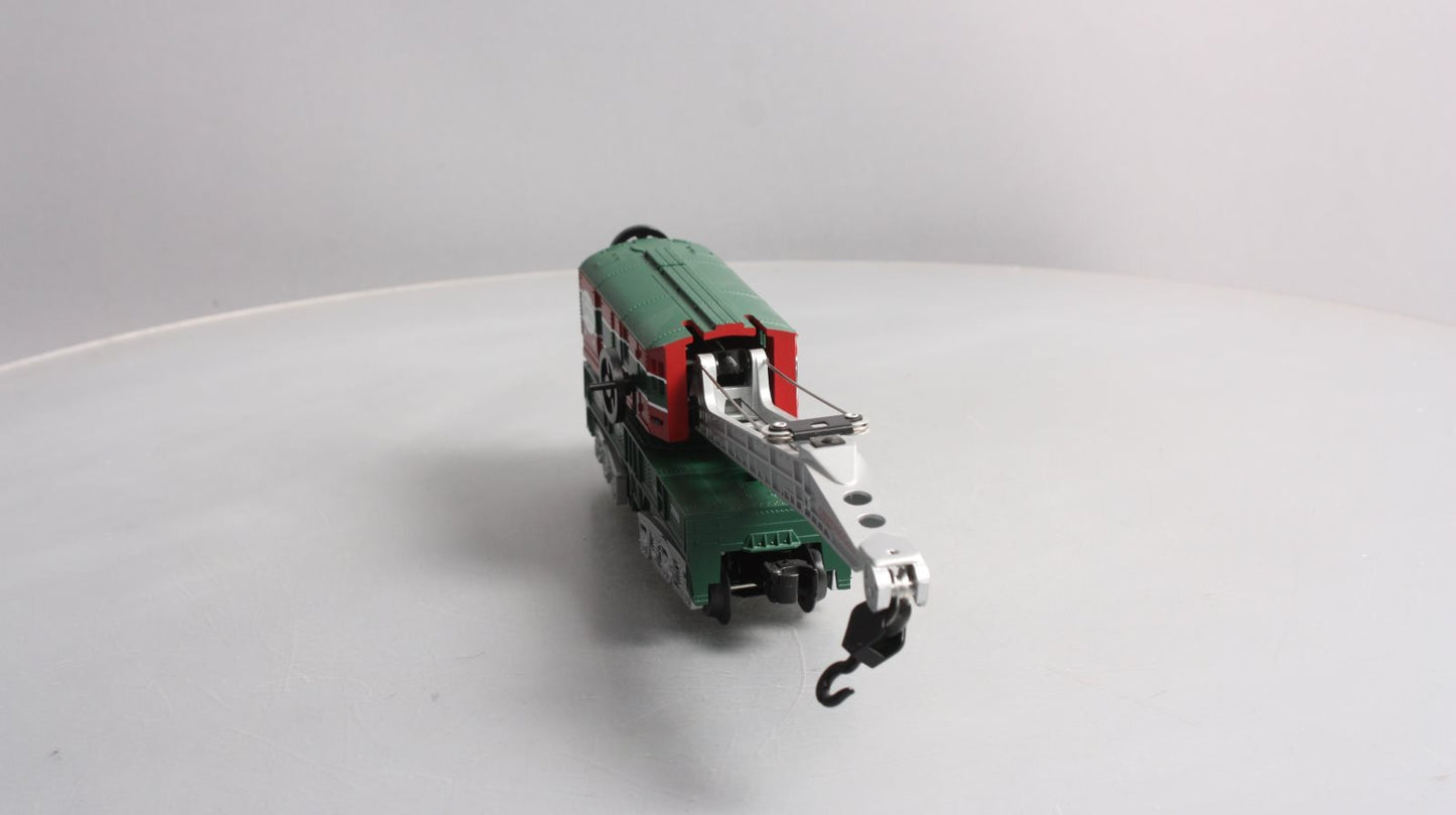 Lionel 6-29303 O Gauge North Pole Central Crane Car LN/Box