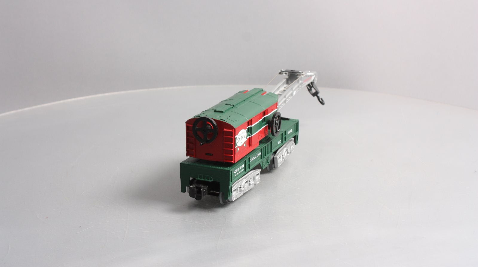 Lionel 6-29303 O Gauge North Pole Central Crane Car LN/Box