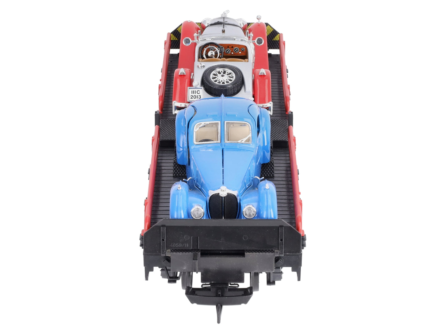 LGB 42590 G Scale LGB Flatcar with Two Roadsters