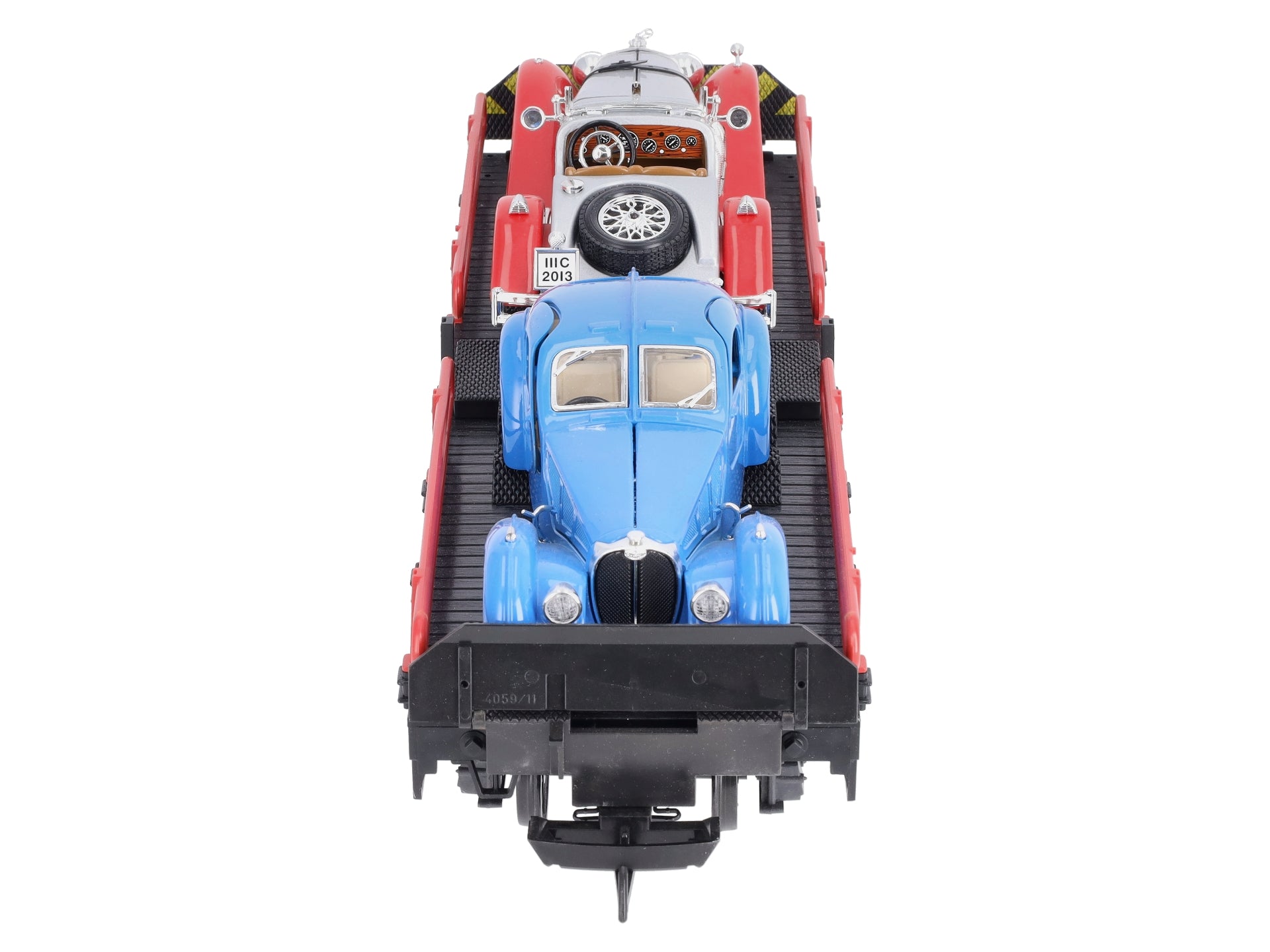 LGB 42590 G Scale LGB Flatcar with Two Roadsters