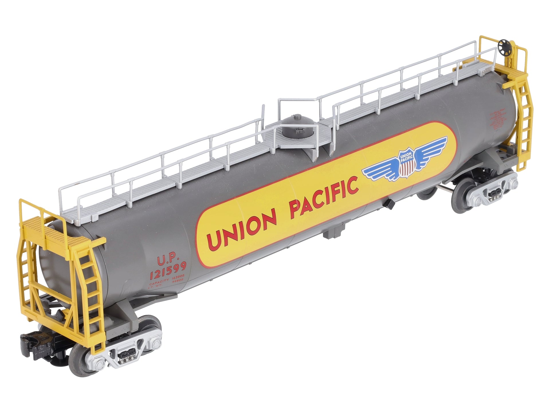MTH 30-7358 O Gauge Union Pacific 33K Gallon Tank Car #121599 LN/Box