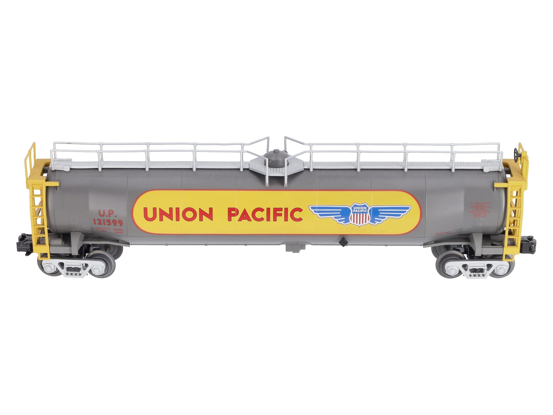 MTH 30-7358 O Gauge Union Pacific 33K Gallon Tank Car #121599 LN/Box