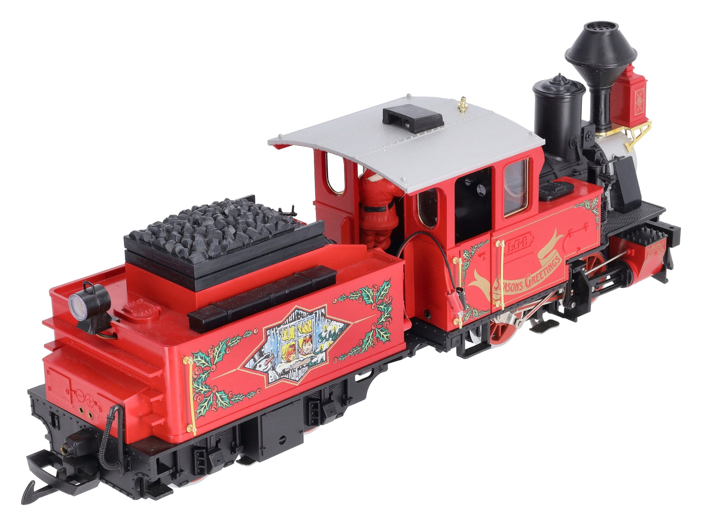 LGB 25171 G Scale Christmas Steam Locomotive & Tender EX/Box