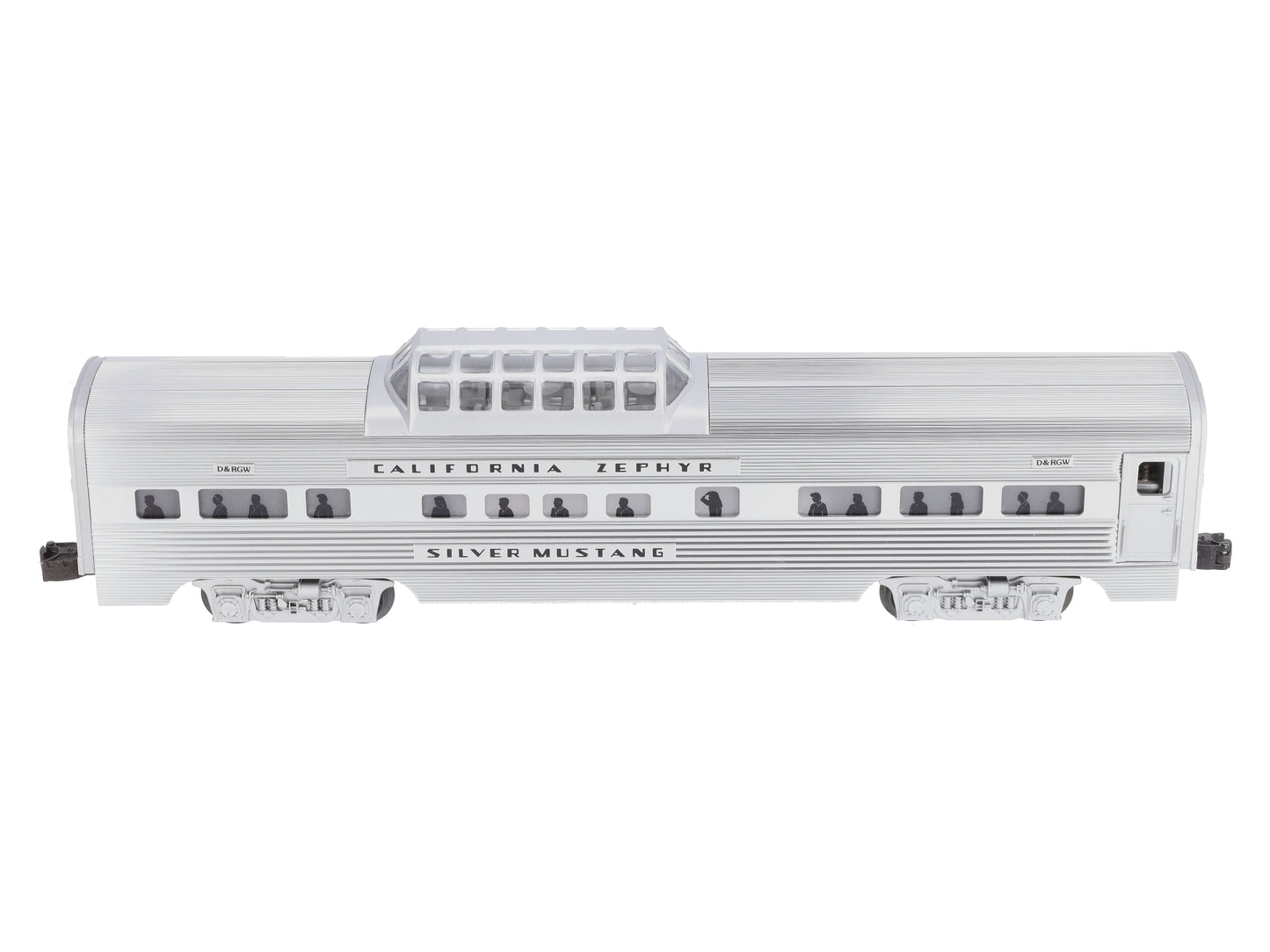 Lionel 6-19125 O Gauge California Zephyr "Silver Mustang" Vista Dome Car LN/Box