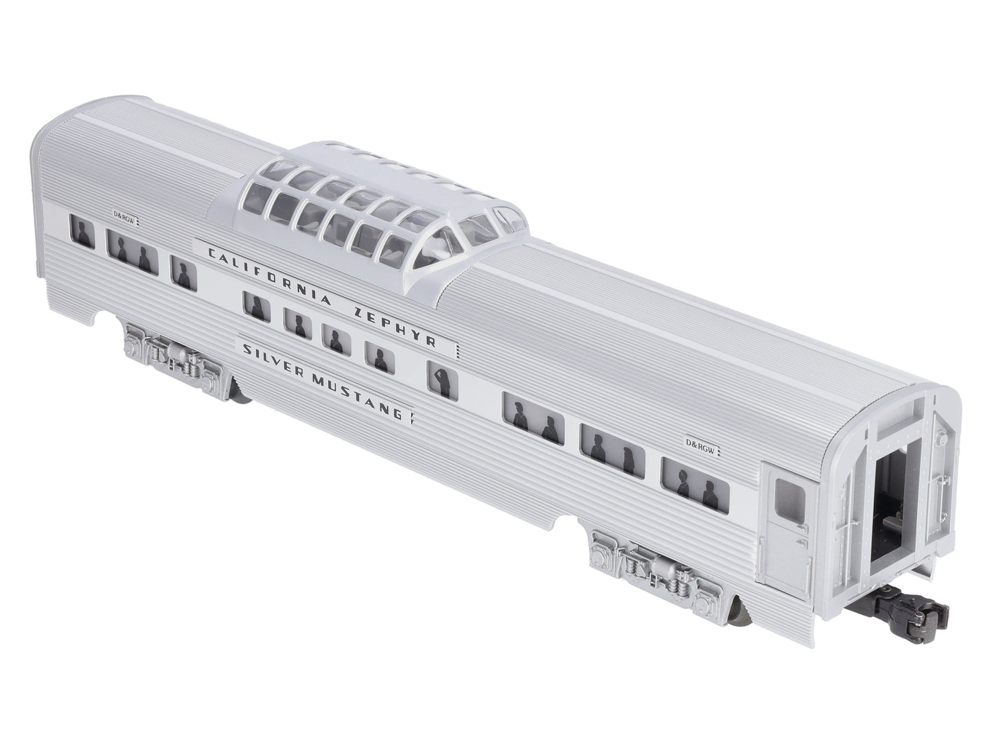 Lionel 6-19125 O Gauge California Zephyr "Silver Mustang" Vista Dome Car NIB