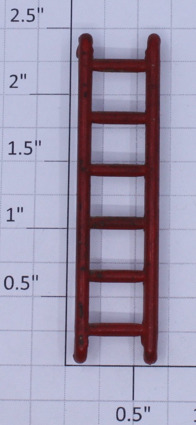 Lionel 438-2 Metal 6-Rung Red Ladder