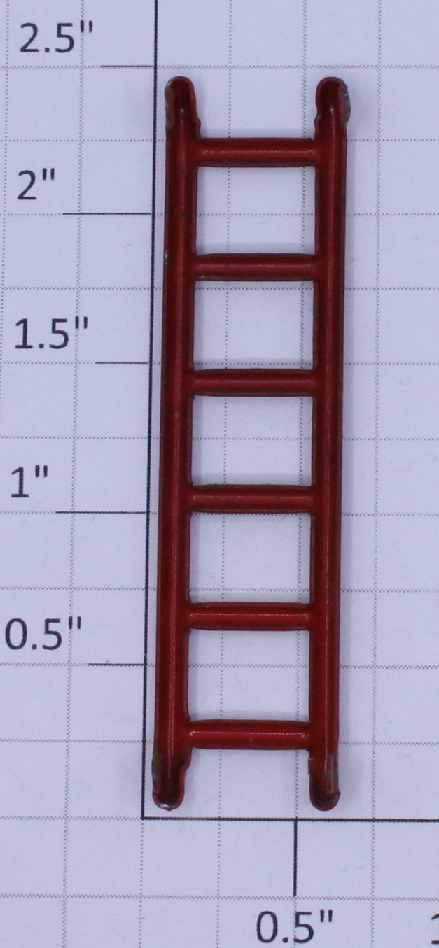 Lionel 438-2 Metal 6-Rung Red Ladder