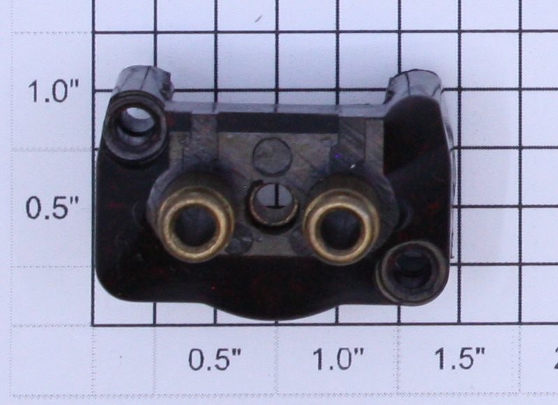 American Flyer XA9565A Bakelite Brush Plate Housing with Red Swirl