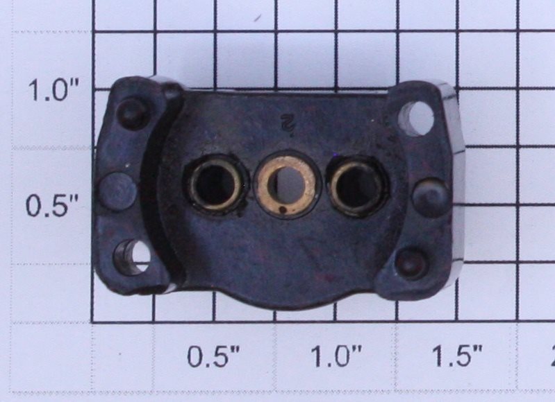 American Flyer XA9565A Bakelite Brush Plate Housing with Red Swirl