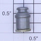 Lionel 3662-60 O Gauge Medium Gray Plastic Magnetic Milk Can