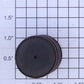 Lionel 209-SL O Gauge Stain w Lacquer Wood Barrel Approx. 1 3/8" H x 1" OD