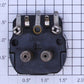 Lionel 2020M-30X Black Atomic Brush Plate Assembly