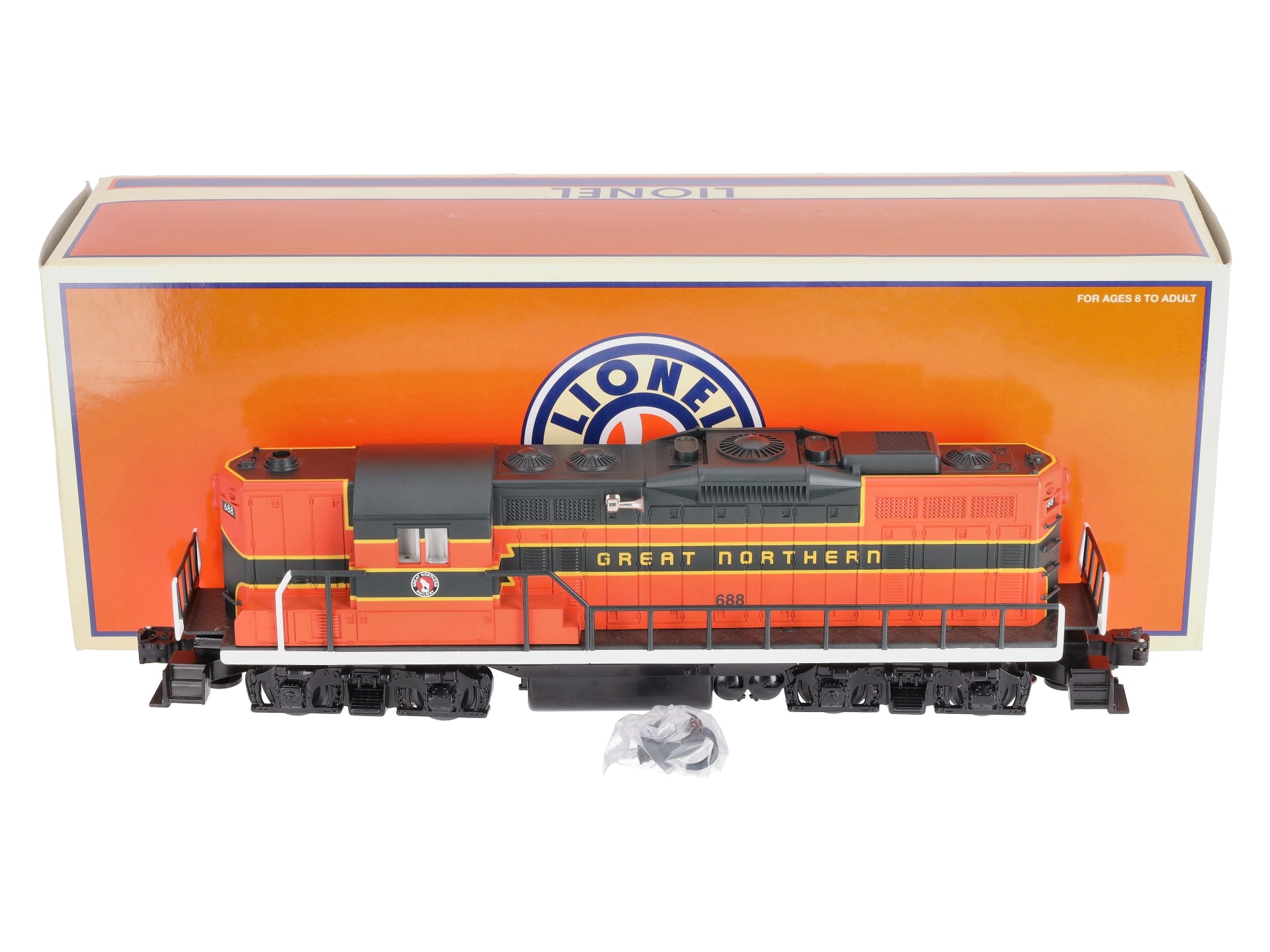 Lionel 6-28865 O Great Northern GP9 Diesel Locomotive #688 – Trainz