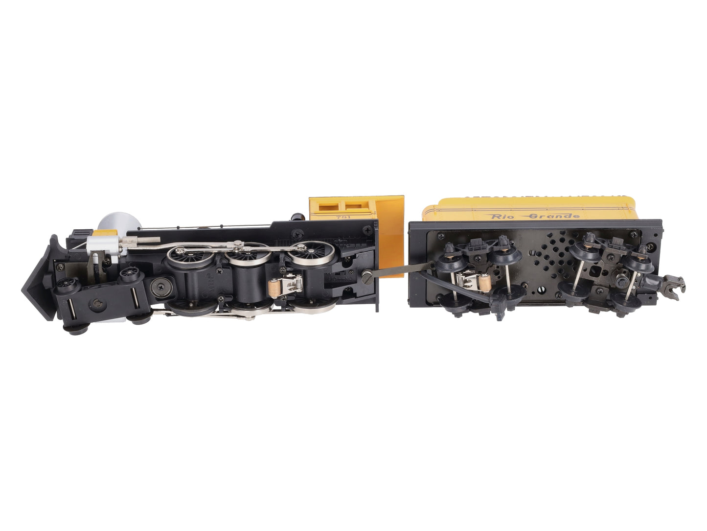 MTH 30-1160-1 O Gauge D&RGW 4-6-0 Steam Locomotive & Tender w/PS1 LN/Box