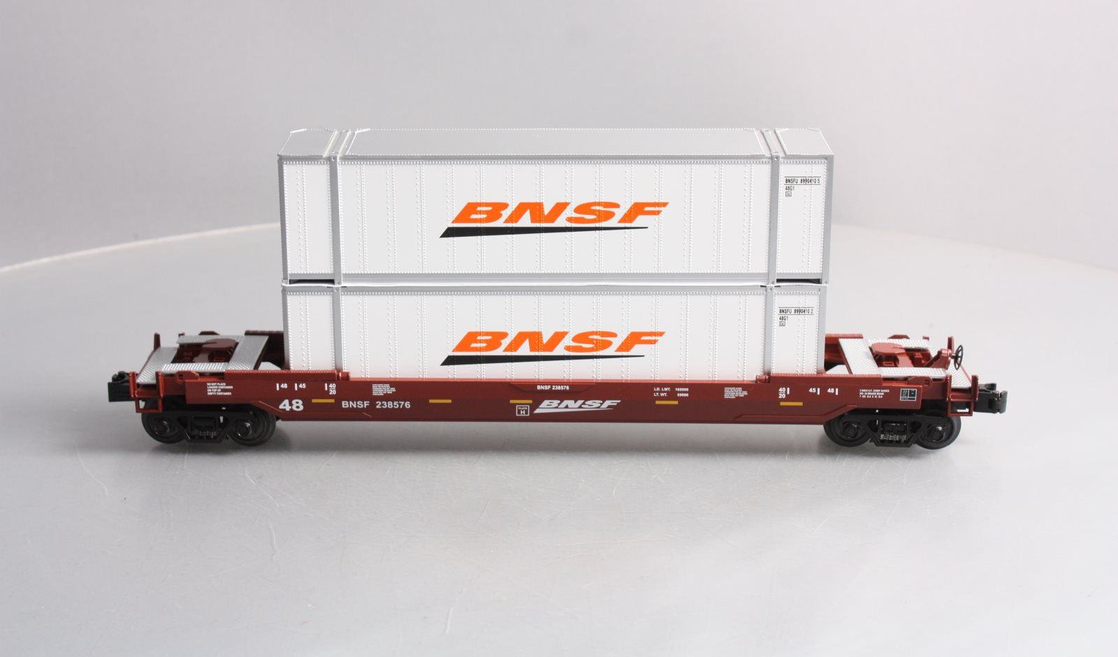 MTH 30-76392 BNSF Husky Stack Car LN/Box