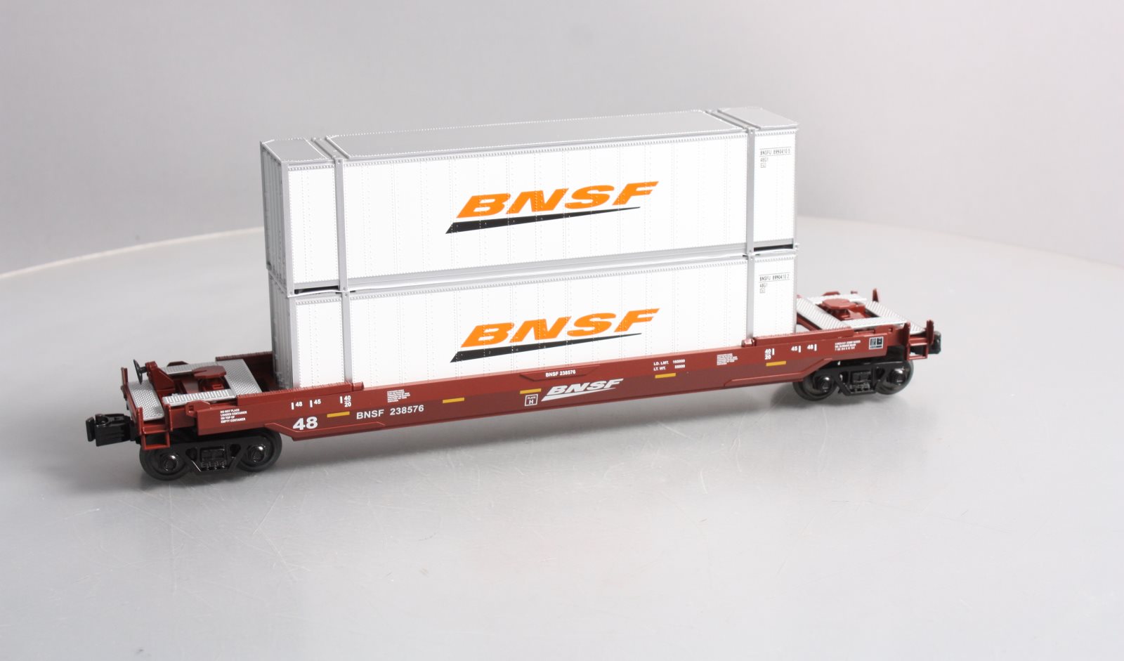 MTH 30-76392 BNSF Husky Stack Car LN/Box