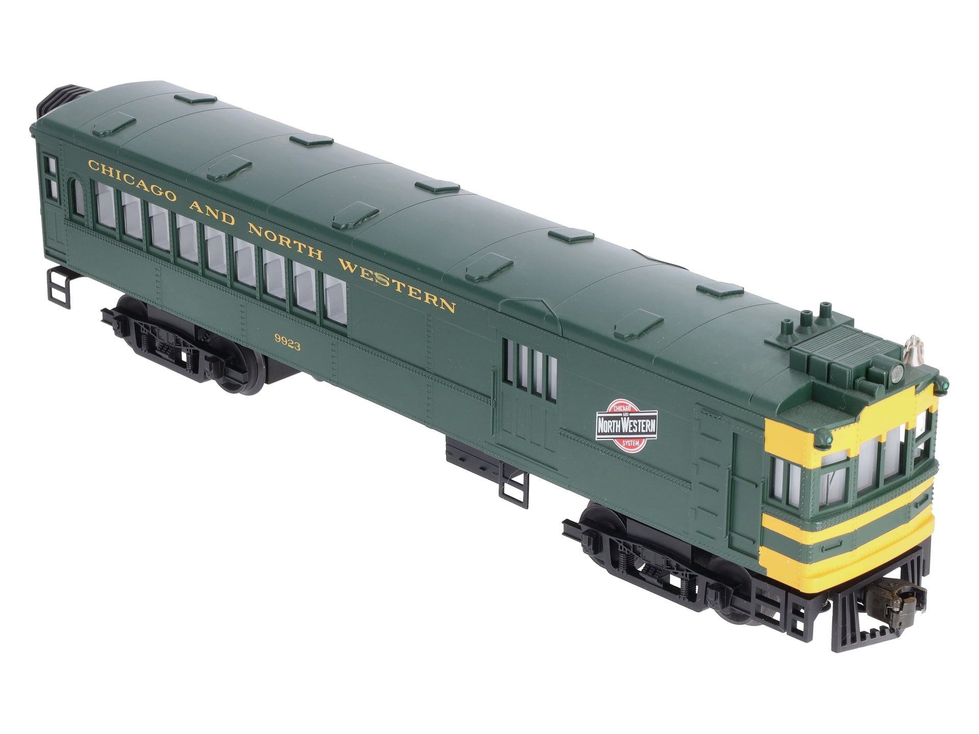 MTH 30-2159-1 O Chicago & North Western Doodlebug Diesel Locomotive w/PS1 #9923 LN/Box