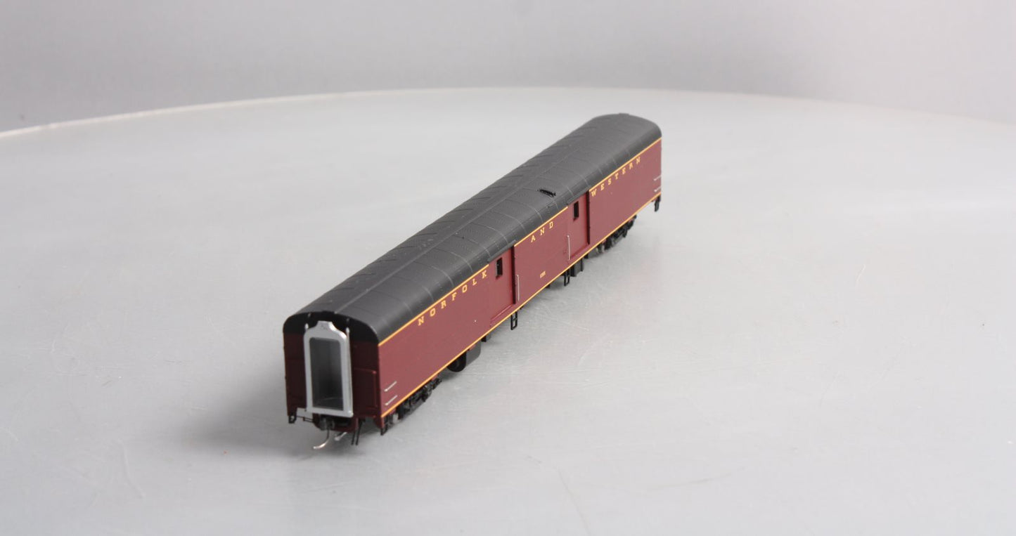 MTH 80-60074 HO Norfolk & Western Streamlined Smooth Baggage Car #1285