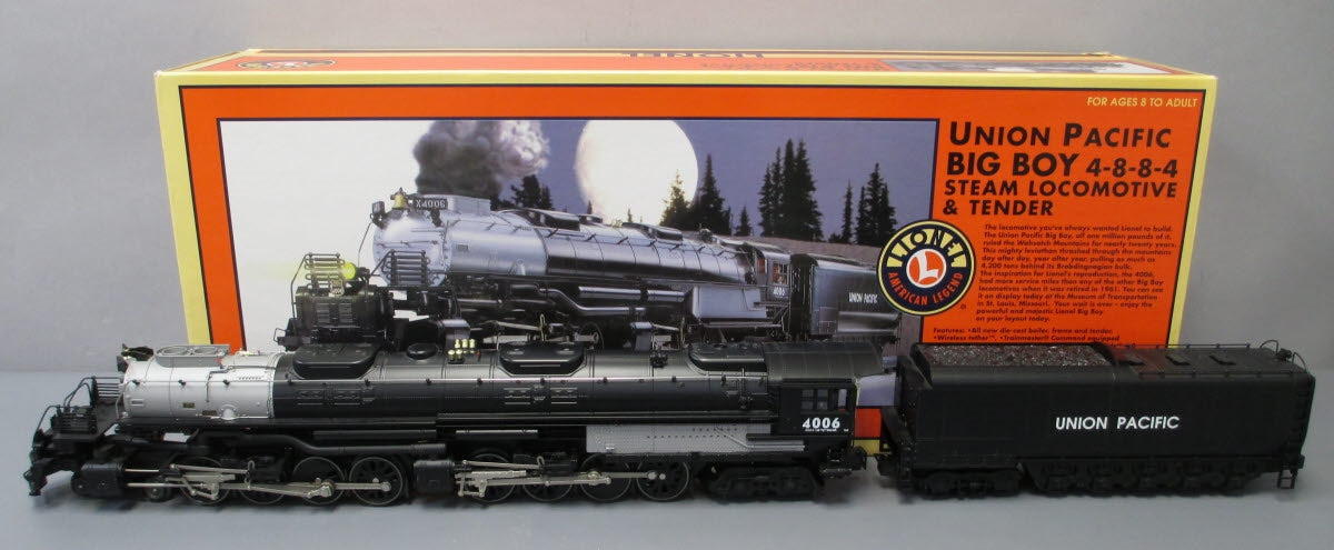 Lionel 6-28029 O UP Big Boy 4-8-8-4 Articulated Steam Engine & Tender #4006 LN/Box