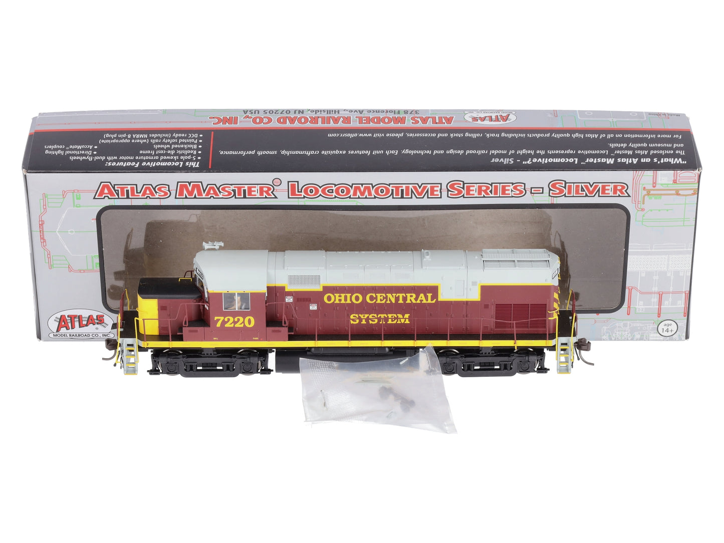 Atlas 10002951 HO Scale Ohio Central Diesel Locomotive # 7220